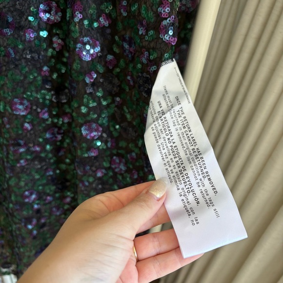 Dress the Population Addison Black Sequin Sheath Dress - Picture 3 of 8